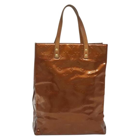 LOUIS VUITTON Monogram Vernis Reade MM Hand Bag Bronze M91143 - Picture 3 of 13